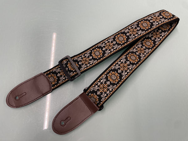 Best Guitars - Jacquard Strap - Russet Flower