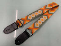 Best Guitars - Jacquard Strap - Kaleidoscope Orange