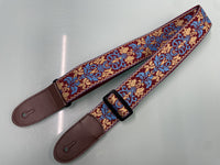 Best Guitars - Jacquard Strap - Wine Heart