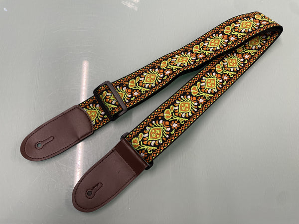 Best Guitars - Jacquard Strap - Old Gold