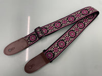 Best Guitars - Jacquard Strap - Amaranth Flower