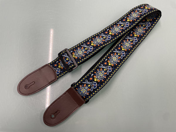 Best Guitars - Jacquard Strap - Oxford Blue