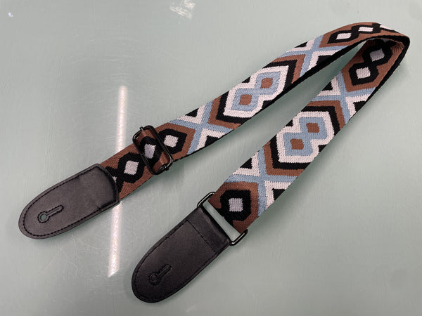 Best Guitars - Jacquard Strap - Kaleidoscope Black