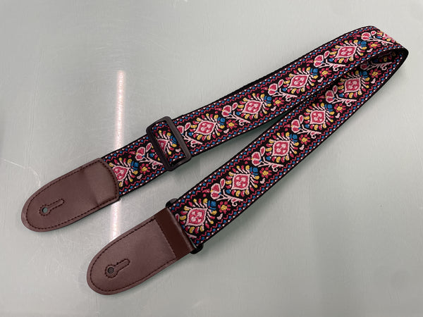 Best Guitars - Jacquard Strap - Rusty Red