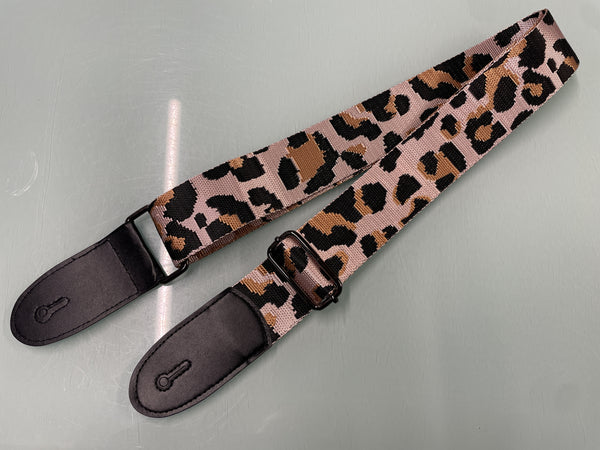 Best Guitars - Jacquard Strap - Pink Cheetah
