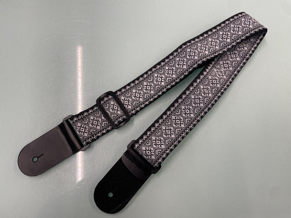 Best Guitars - Jacquard Strap - Black Mosaic
