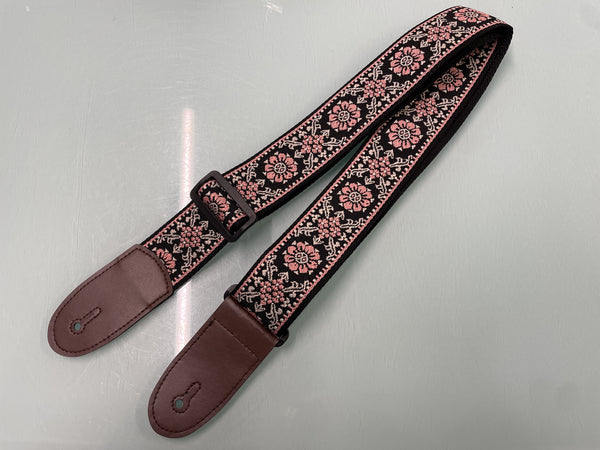 Best Guitars - Jacquard Strap - Rosie Flower