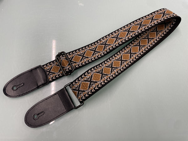 Best Guitars - Jacquard Strap - Vintage Criss Cross