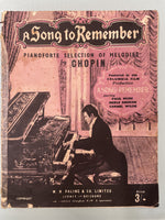 A Song to Remember- Melodies By Chopin (Second Hand)