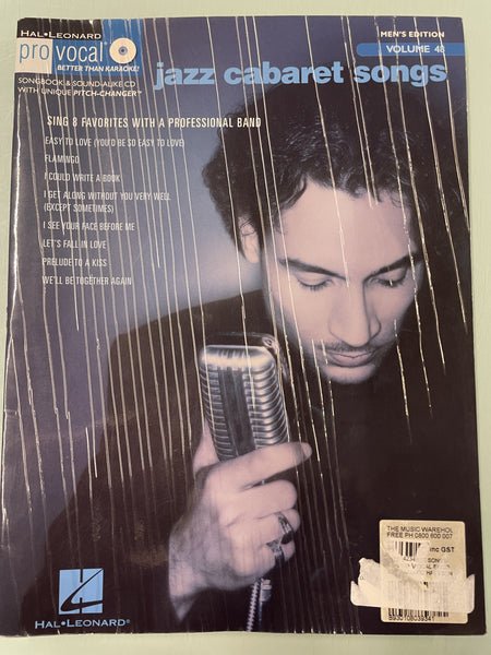 Hal Leonard - 8 Jazz Cabaret Songs with CD (Second Hand)