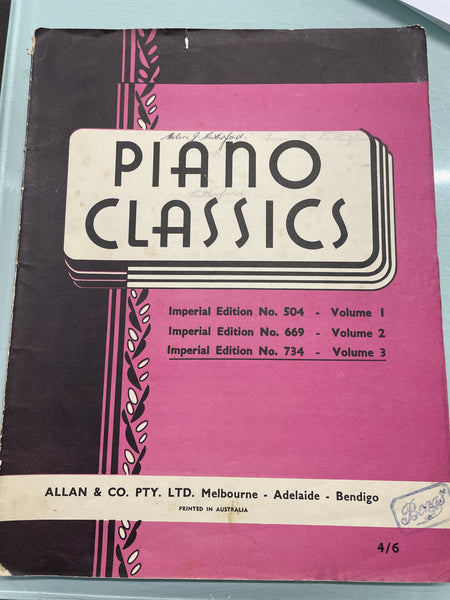 Piano Classics Vol. 3 - Second Hand