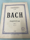Augener's Edition - Bach Partitas for Piano Book I - Second Hand