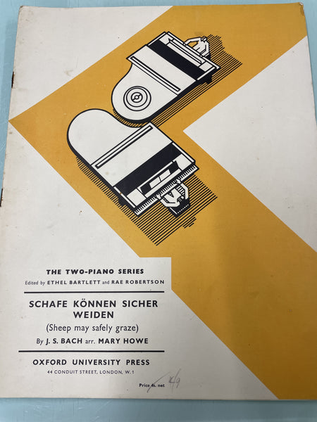 Bach - Sheep May Safely Graze for Two Pianos - Second Hand