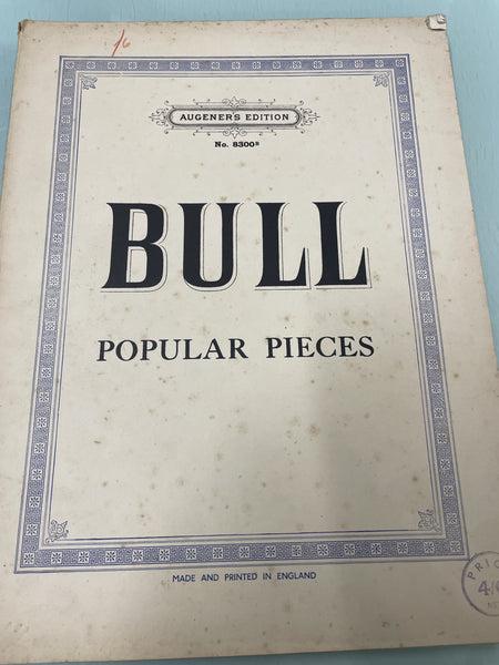 Augener's Edition - Bull Popular Pieces for Piano - Second Hand