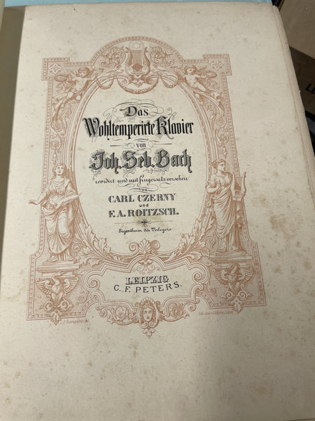 Peters Edition 1946 - Bach Well-Tempered Clavier - Second Hand