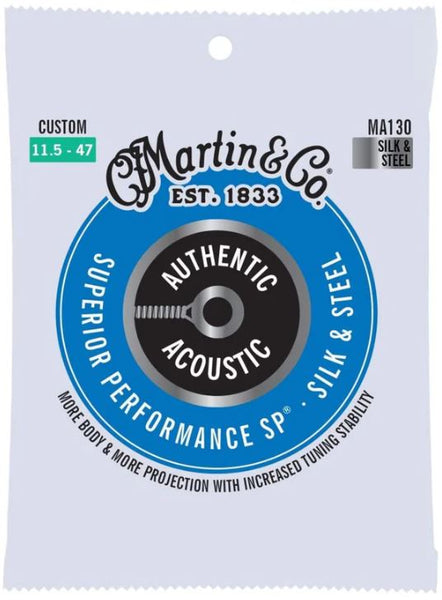 Martin - Authentic Acoustic Strings -  Silk & Steel 11.5-47