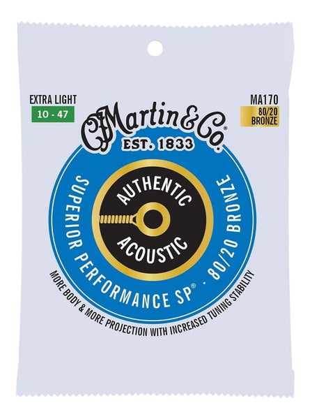 Martin - Authentic Acoustic Strings 80/20 Bronze -  10/47
