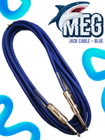 MEG - Guitar Cable 6.35mm Jack - 3m Blue