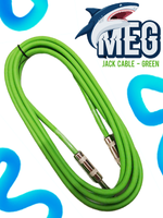 MEG - Guitar Cable 6.35mm Jack - 3m Green