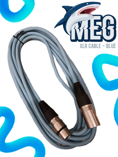 MEG - XLR Cable - 6m Blue