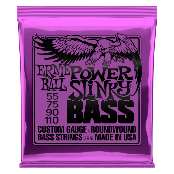 Ernie Ball - Power Slinky Bass Guitar Strings - 55/110