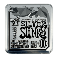 Ernie Ball - John Mayer Silver Slinky Signature Electric Guitar Strings - 3 Pack