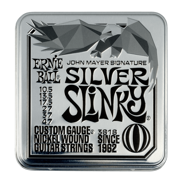 Ernie Ball - John Mayer Silver Slinky Signature Electric Guitar Strings - 3 Pack