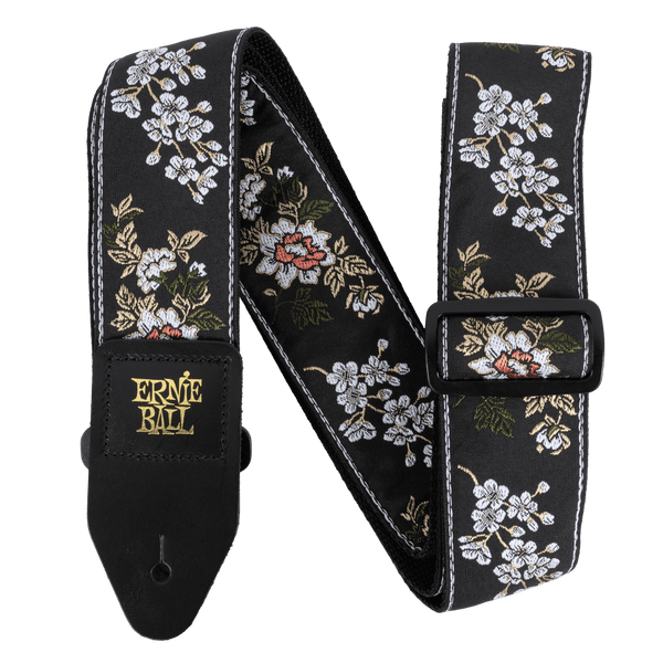 Ernie Ball - Jacquard Strap - White Blossom