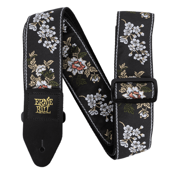 Ernie Ball Strap - White Blossom