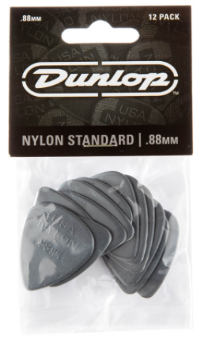 Dunlop - Nylon Standard Picks - 0.88mm (12 Pack)