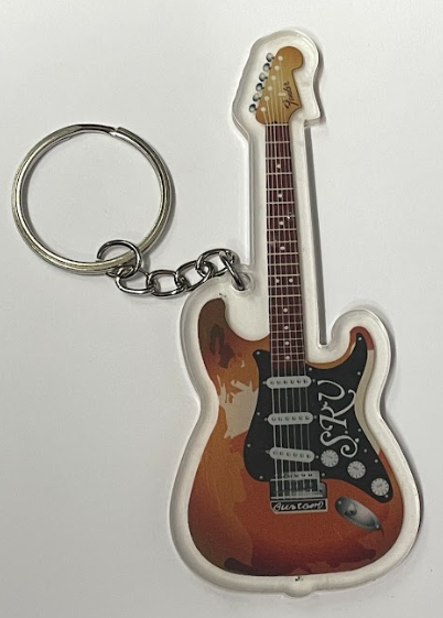 Sunburst/Black Strat Keyring