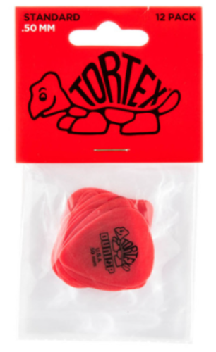 Dunlop - Tortex Standard Picks - 0.50mm (12 Pack)