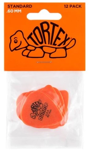 Dunlop - Tortex Standard Picks - 0.60mm (12 Pack)