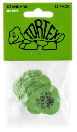 Dunlop - Tortex Standard Picks - 0.88mm (12 Pack)
