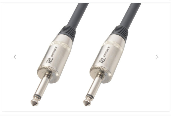 Speaker Lead - 6.3mm Jack to 6.3mm Jack - 1.5mm Cable