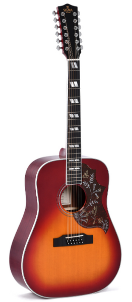 Sigma - 12 String Acoustic Electric Guitar - Humming Bird