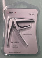 Aroma - AC03 Ukulele Capo - Silver