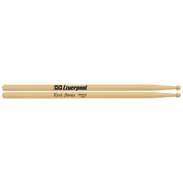 Liverpool - Rock Series General Marfim Drumsticks - Wood Tip