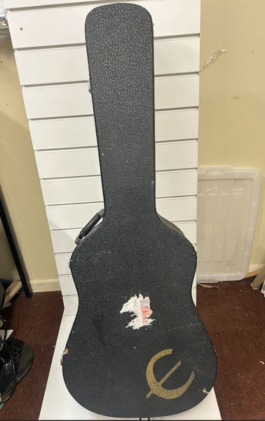 Acoustic Guitar Hard Case - Black  Lining - Second Hand
