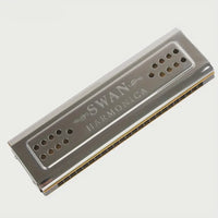 Swan - 24 Hole Double-Sided Harmonica C & G