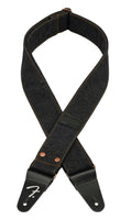 Fender x Wrangler Riveted Denim Strap - Black