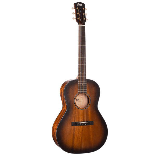 Cort - Core Series Parlour Acoustic Electric Guitar - All Solid Mahogany