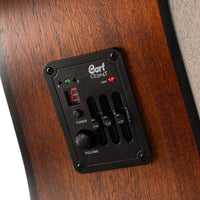 Cort - Earth60 Dreadnought Acoustic Electric Guitar - Mahogany