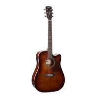 Cort - MR Series Acoustic Electric Guitar - Brown Burst