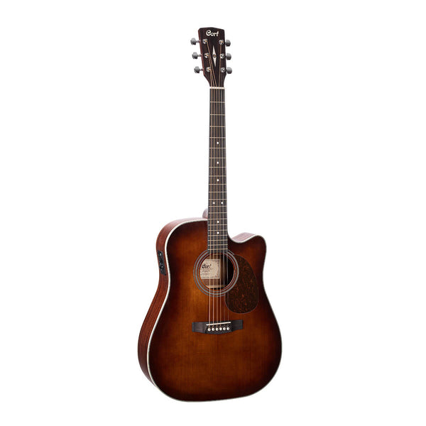 Cort - MR Series Acoustic Electric Guitar - Brown Burst