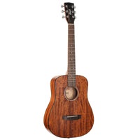 Cort - 3/4 Dreadnought Acoustic Guitar - Open Pore Mahogany