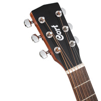 Cort - 3/4 Dreadnought Acoustic Guitar - Open Pore Mahogany