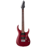 Cort - X100 Electric Guitar - Open Pore Black Cherry