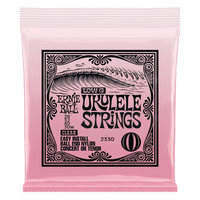 Ernie Ball - Ball End Nylon Ukulele Strings - Wound G (Clear)
