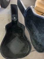 Acoustic Guitar Hard Case - Black  Lining - Second Hand